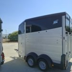 Ifor Williams HBX 511 schwarz Seite links