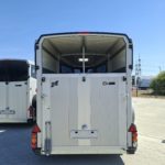 Ifor Williams HBX 511 schwarz hinten halb offen