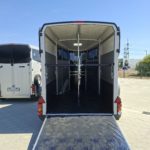 Ifor Williams HBX 511 schwarz hinten offen