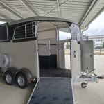 Ifor Williams HBX 511 silber vorne offen