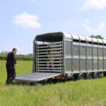 Ifor Williams DP120 Heckrampe offen